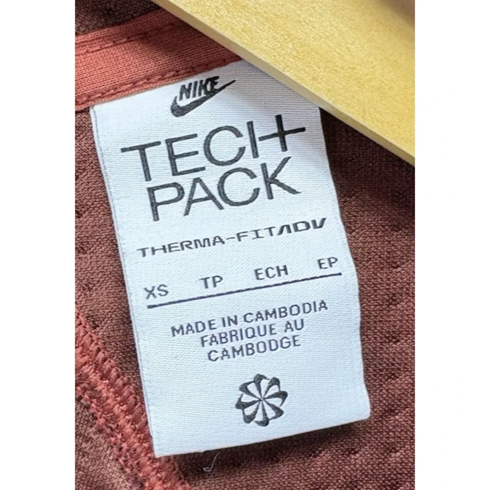 Nike Mens XS Therma-FIT ADV Tech Fleece Pack Hoodie Redstone Brown *read*‎